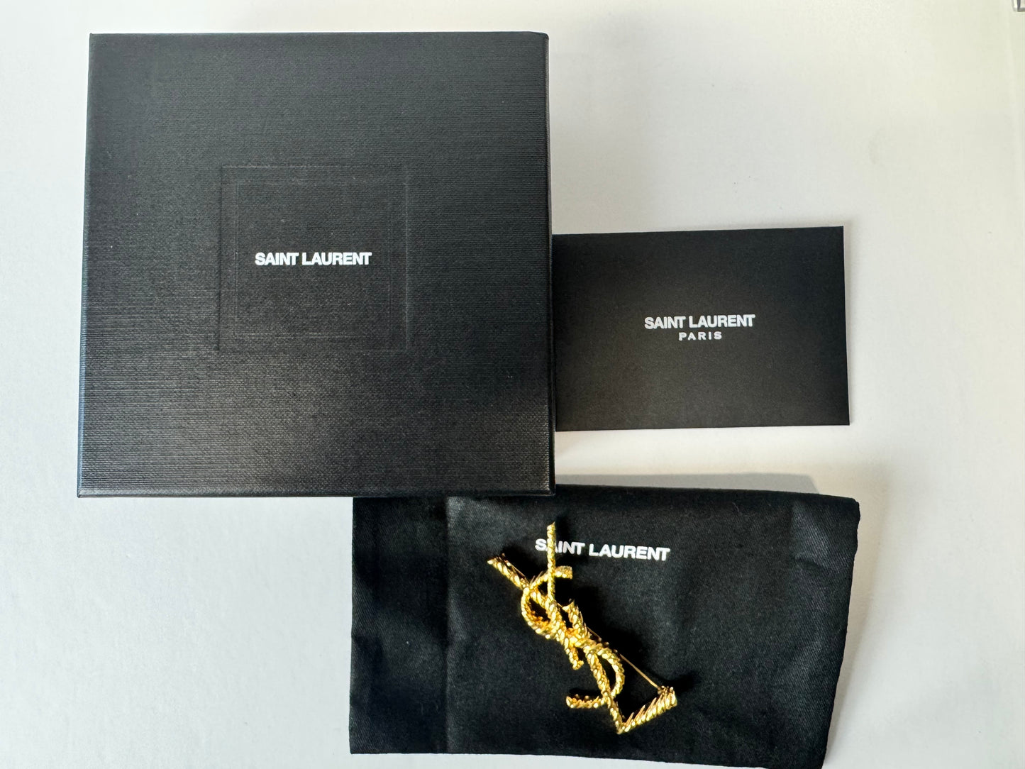 Saint Laurent Brooch
