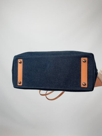 Chanel Denim Large Shopping Tote