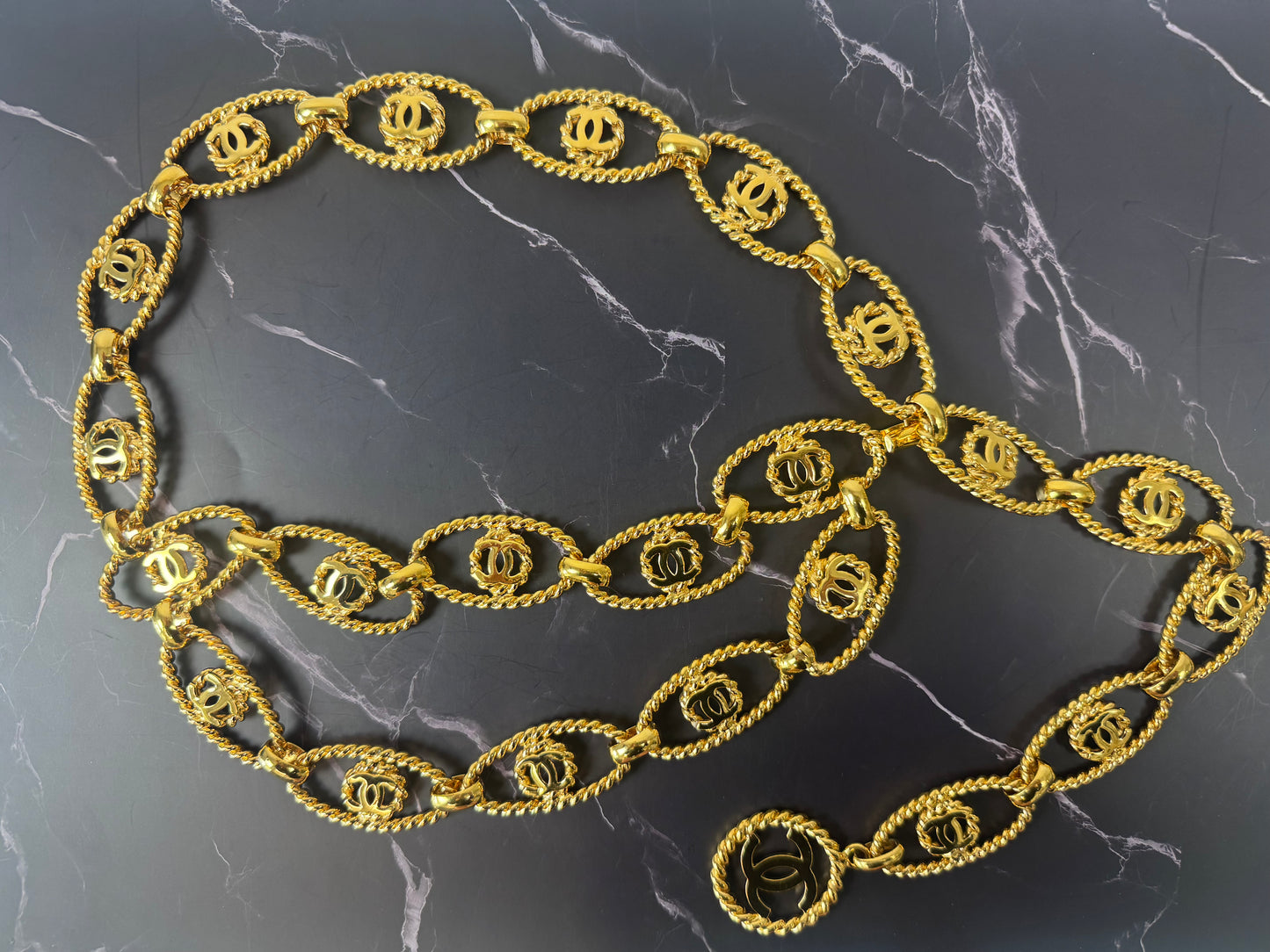 Chanel COCO Vintage Double Chain Belt