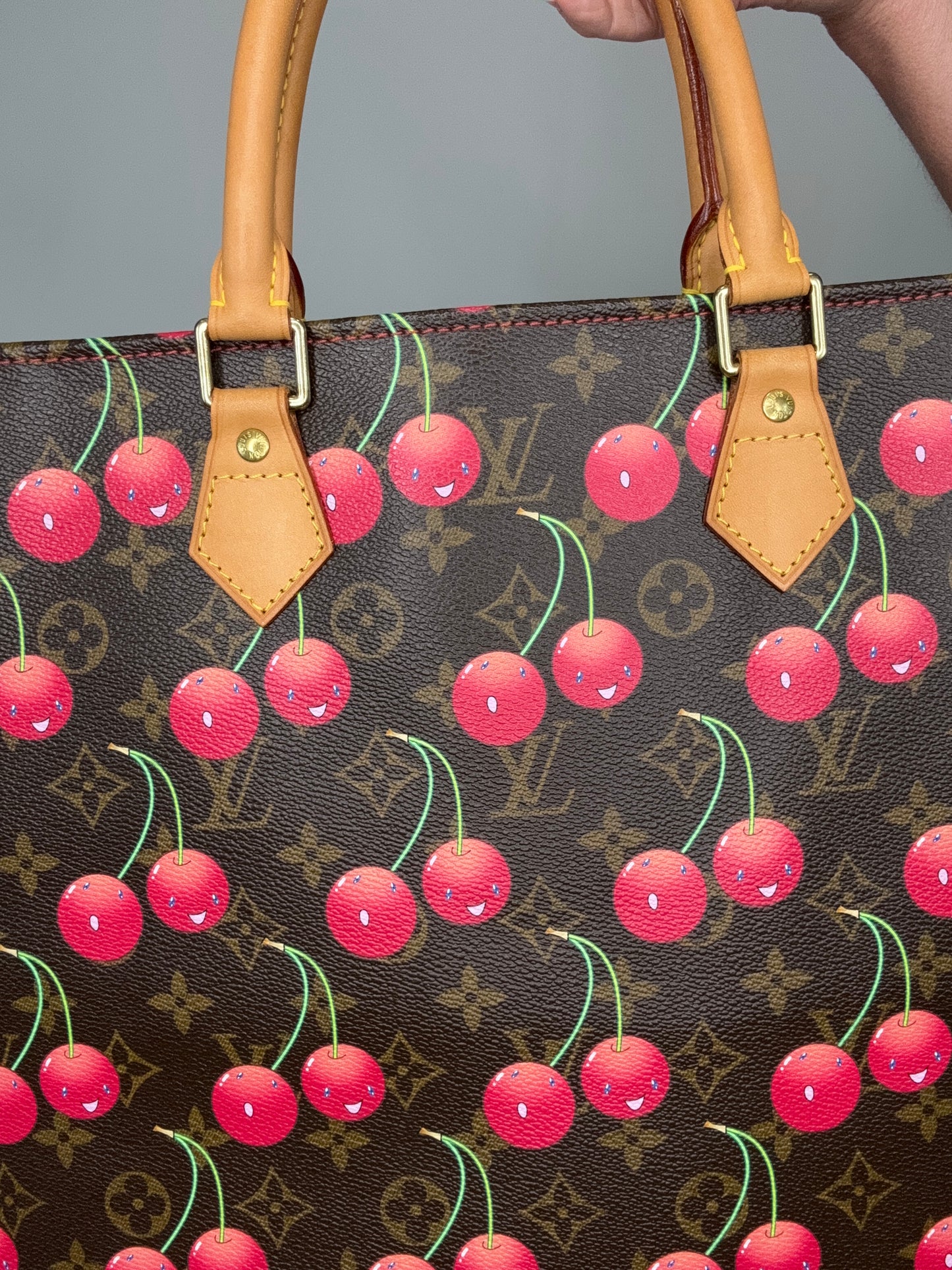 Takashi Murakami Louis Vuitton Cherry Sac Plat