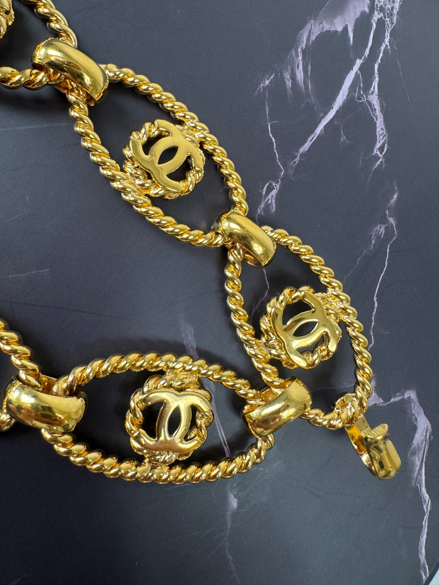 Chanel COCO Vintage Double Chain Belt
