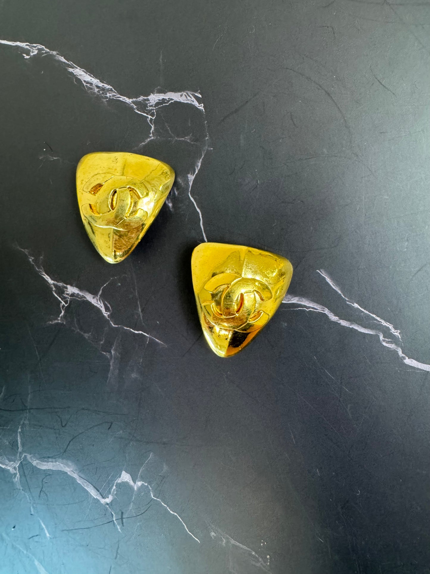 Chanel Triangel COCO Earrings