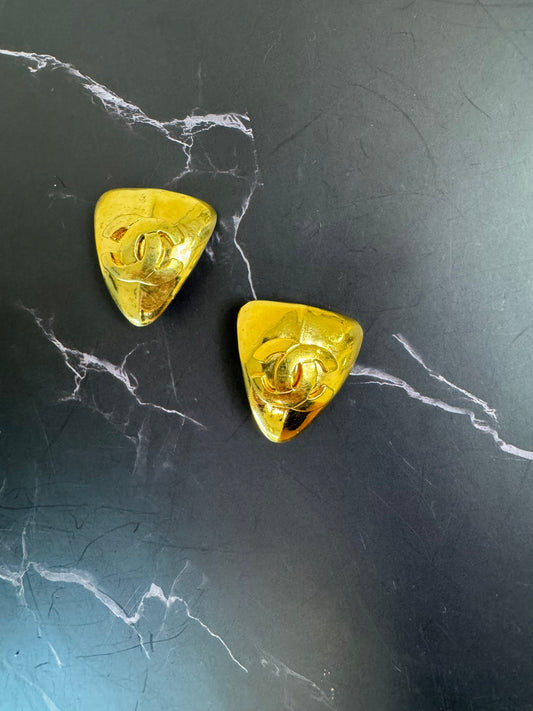 Chanel Triangel COCO Earrings