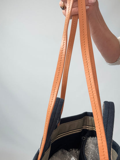 Chanel Denim Large Shopping Tote