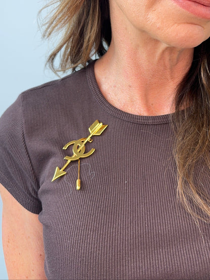 Chanel Rare Arrow Brooch 1993