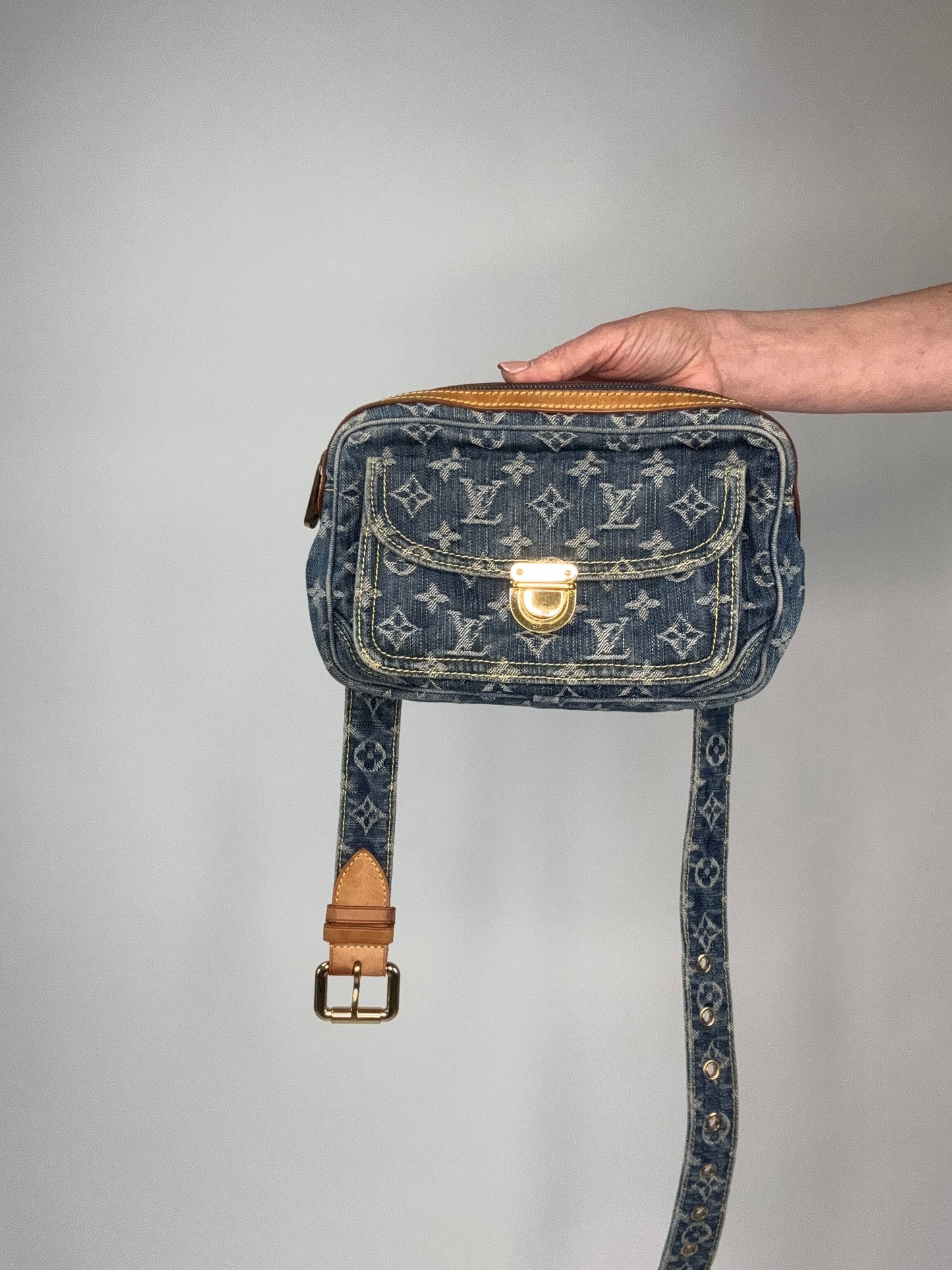 Louis Vuitton Denim Monogram Bum Bag