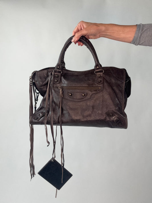 Balenciaga  Le City Bag Brown
