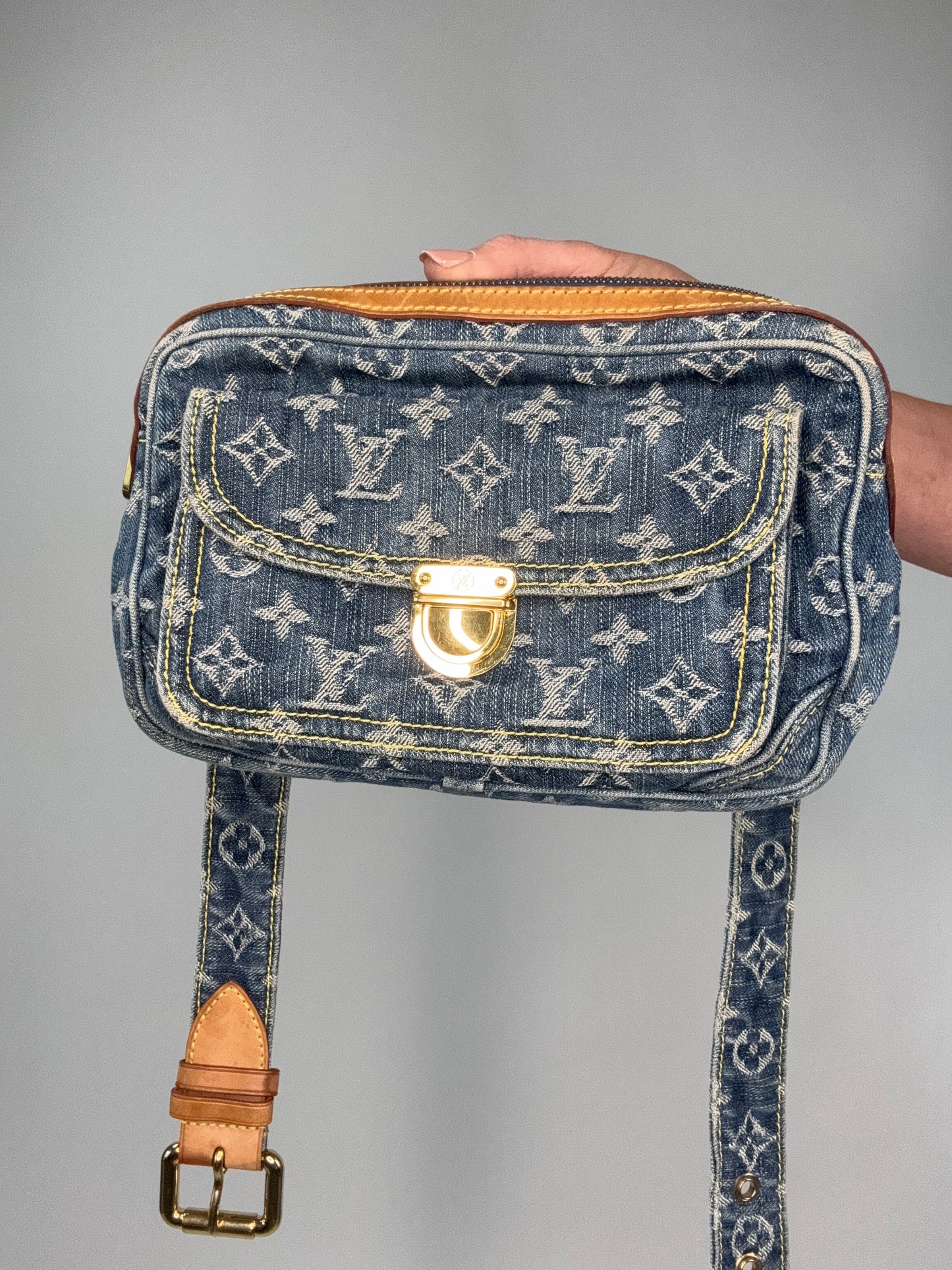 Louis Vuitton Denim Monogram Bum Bag