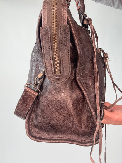 Balenciaga  Le City Bag Brown