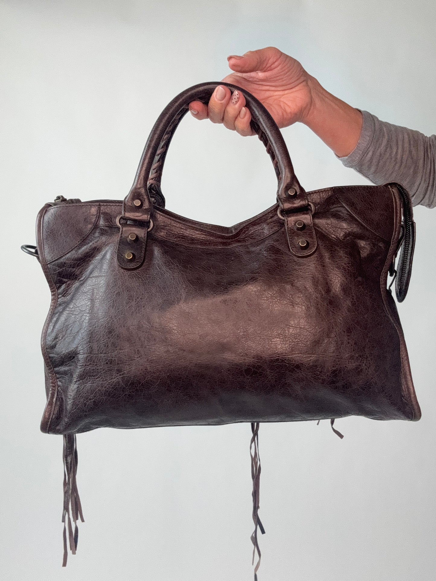 Balenciaga  Le City Bag Brown