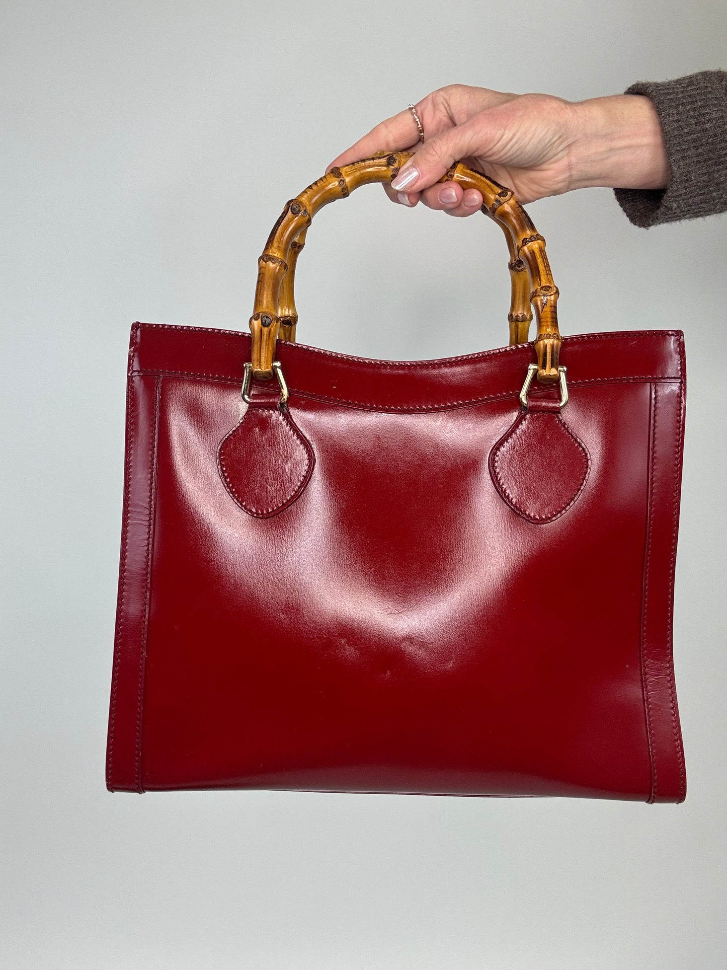 Gucci Vintage Diana Rare  Burgundy