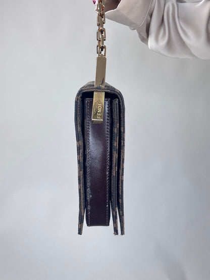 Fendi Zucca Rare Spalmati Tabacco Bag