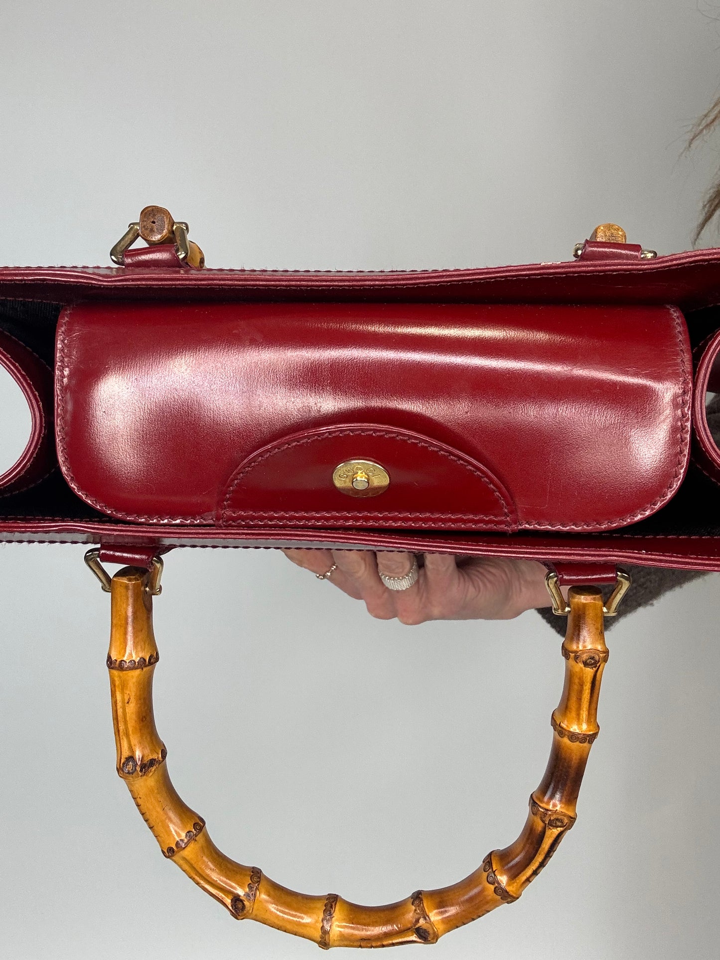 Gucci Vintage Diana Rare  Burgundy