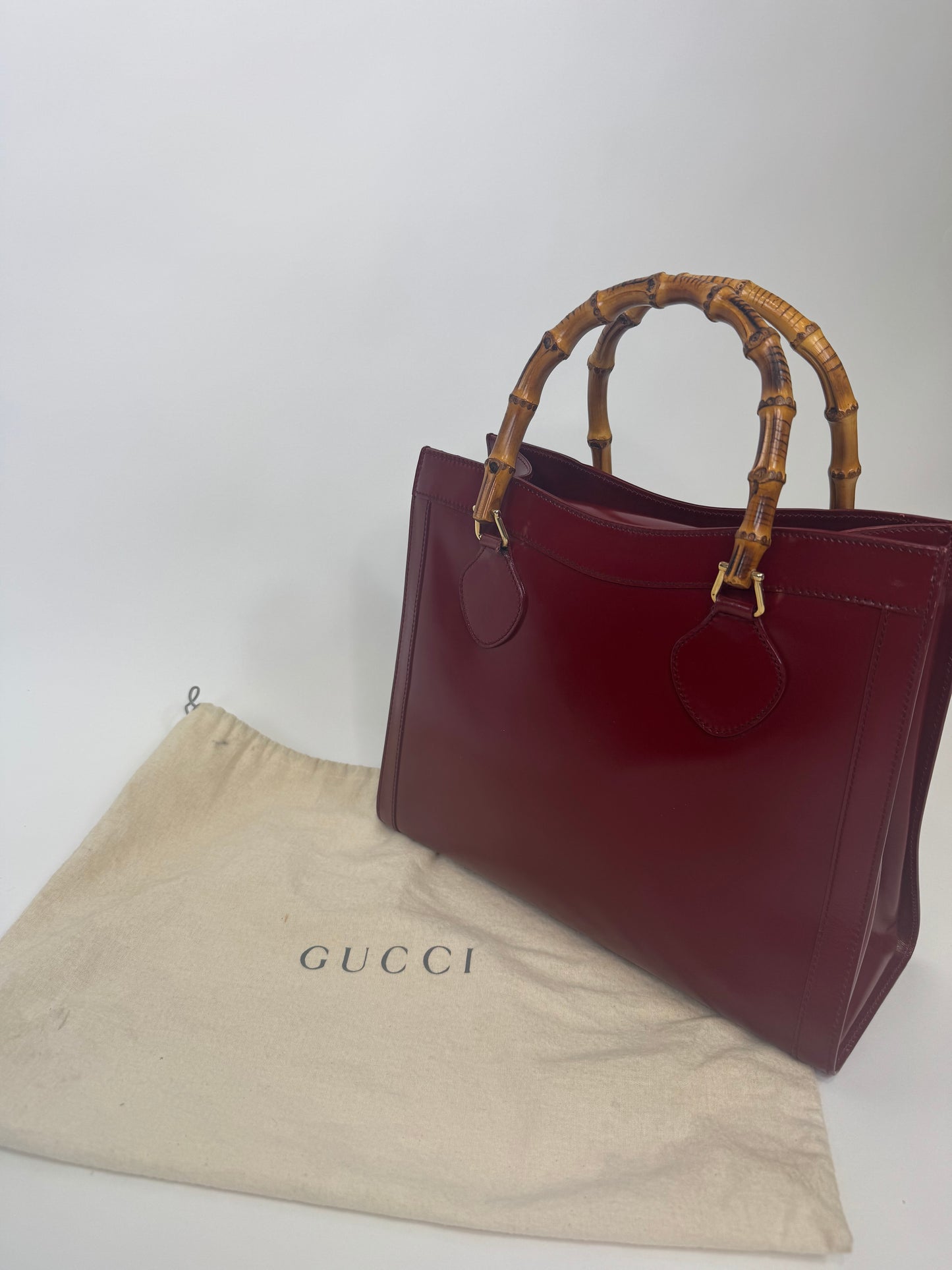 Gucci Vintage Diana Rare  Burgundy