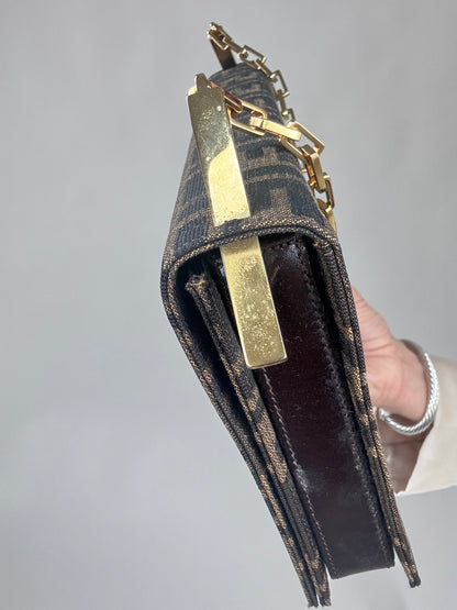 Fendi Zucca Rare Spalmati Tabacco Bag