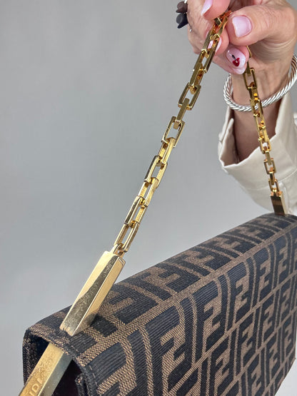 Fendi Zucca Rare Spalmati Tabacco Bag