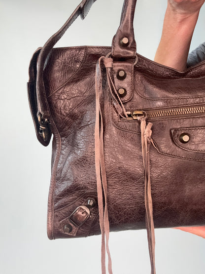Balenciaga  Le City Bag Brown