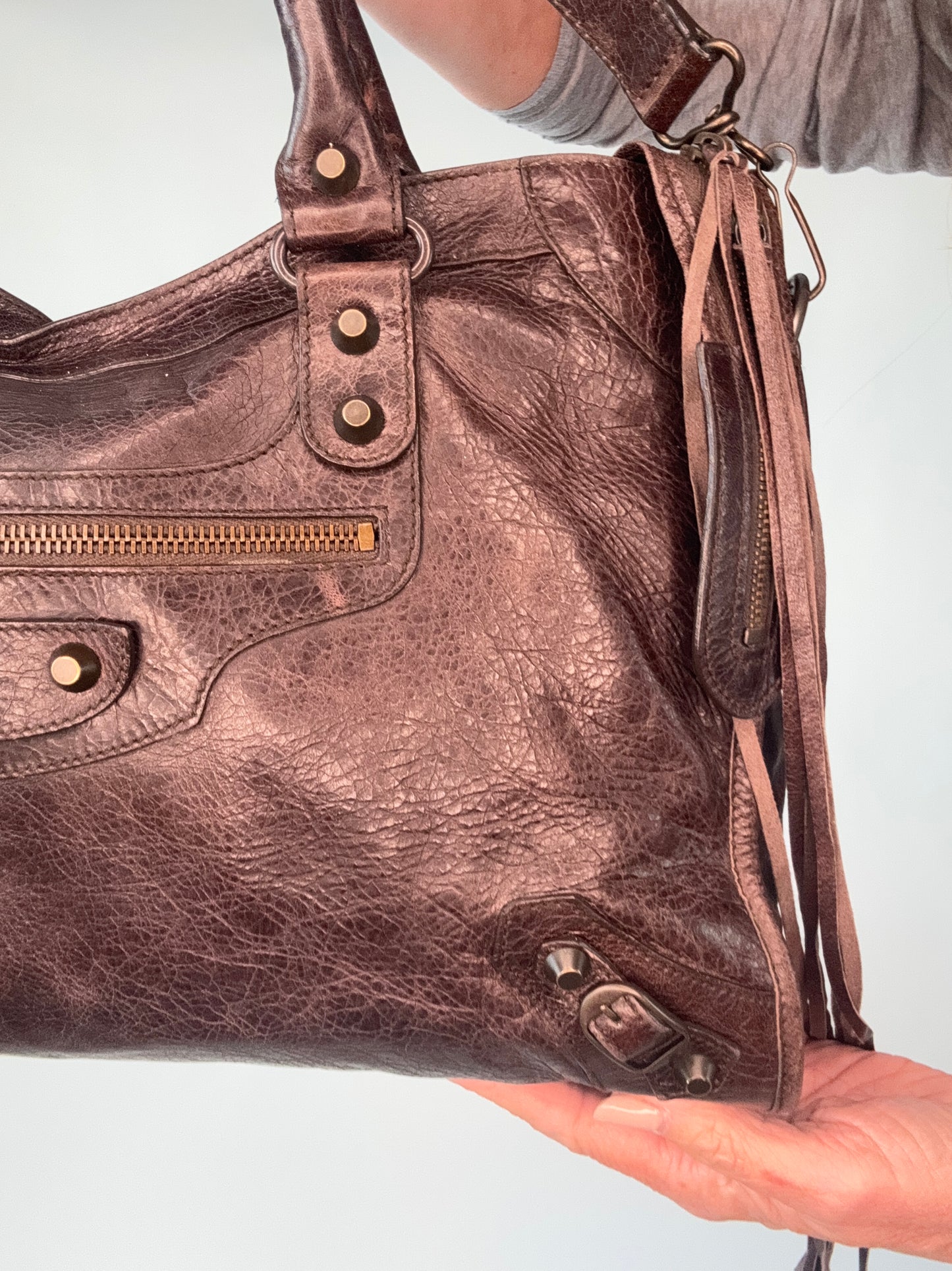 Balenciaga  Le City Bag Brown