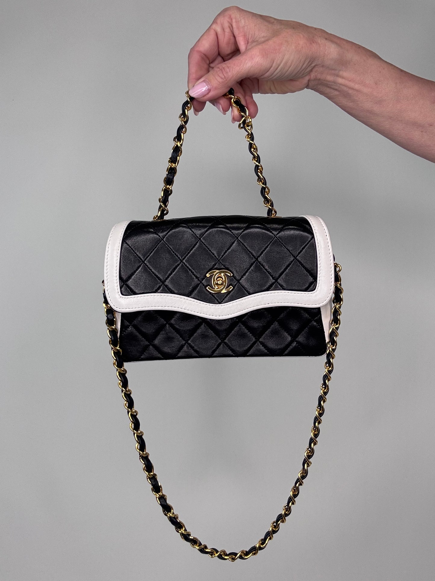 Chanel Vintage Diana Bicolor Bag