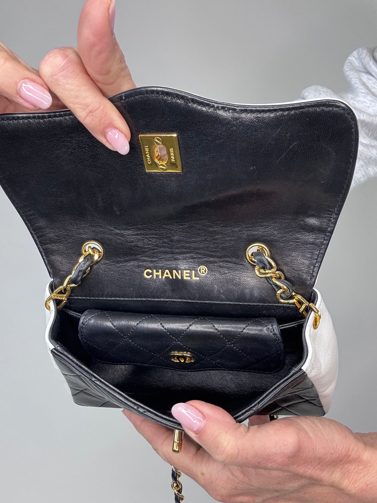 Chanel Vintage Diana Bicolor Bag
