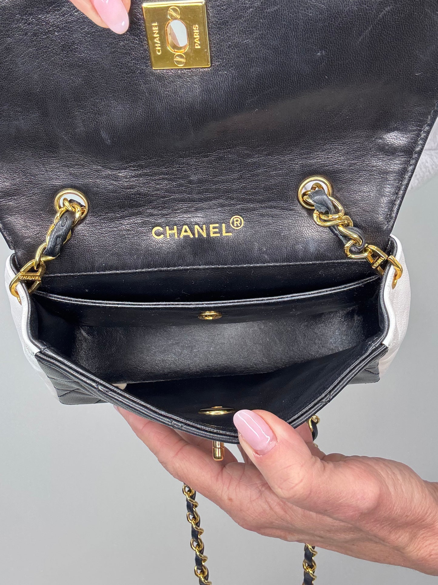 Chanel Vintage Diana Bicolor Bag