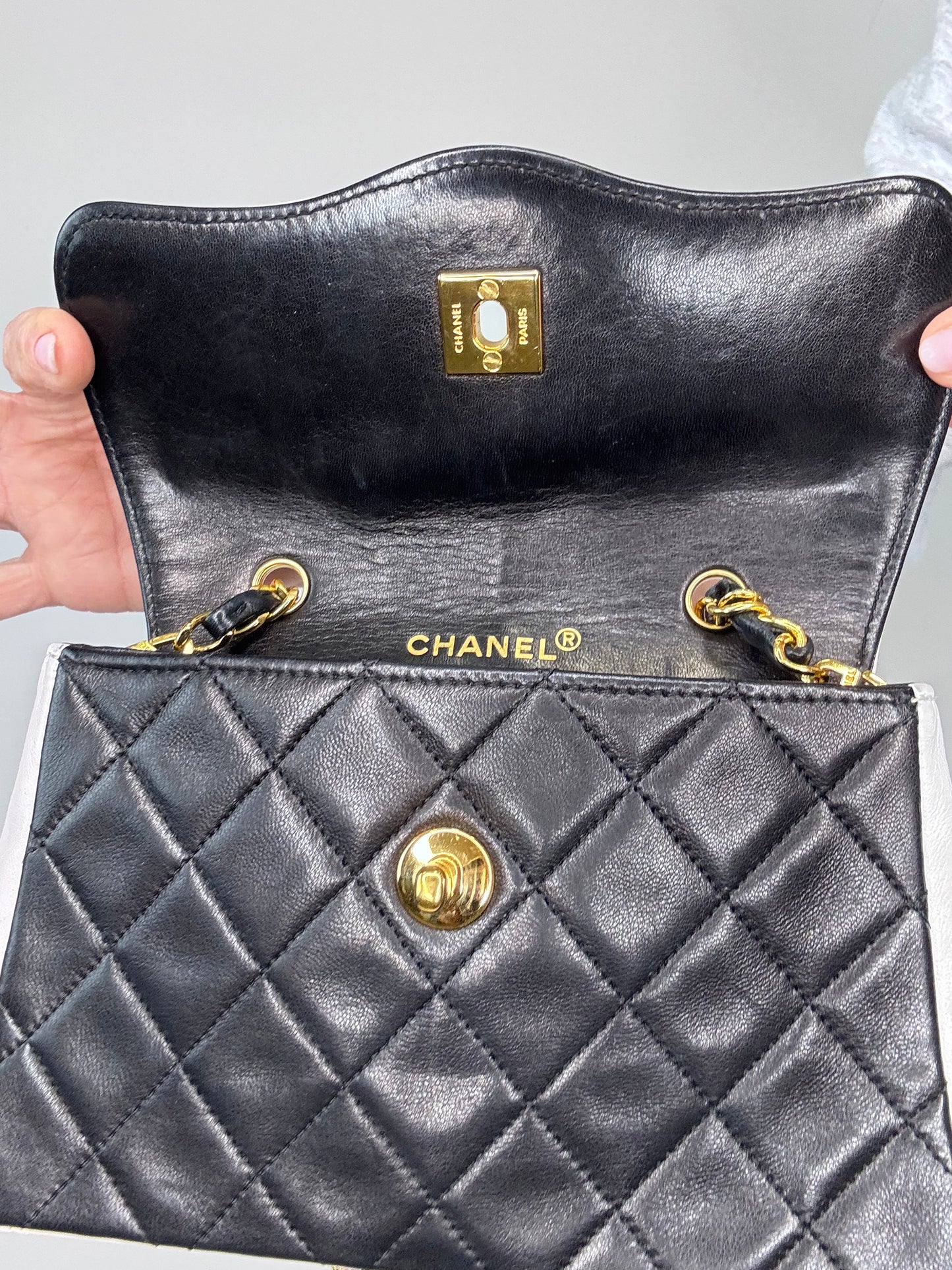 Chanel Vintage Diana Bicolor Bag