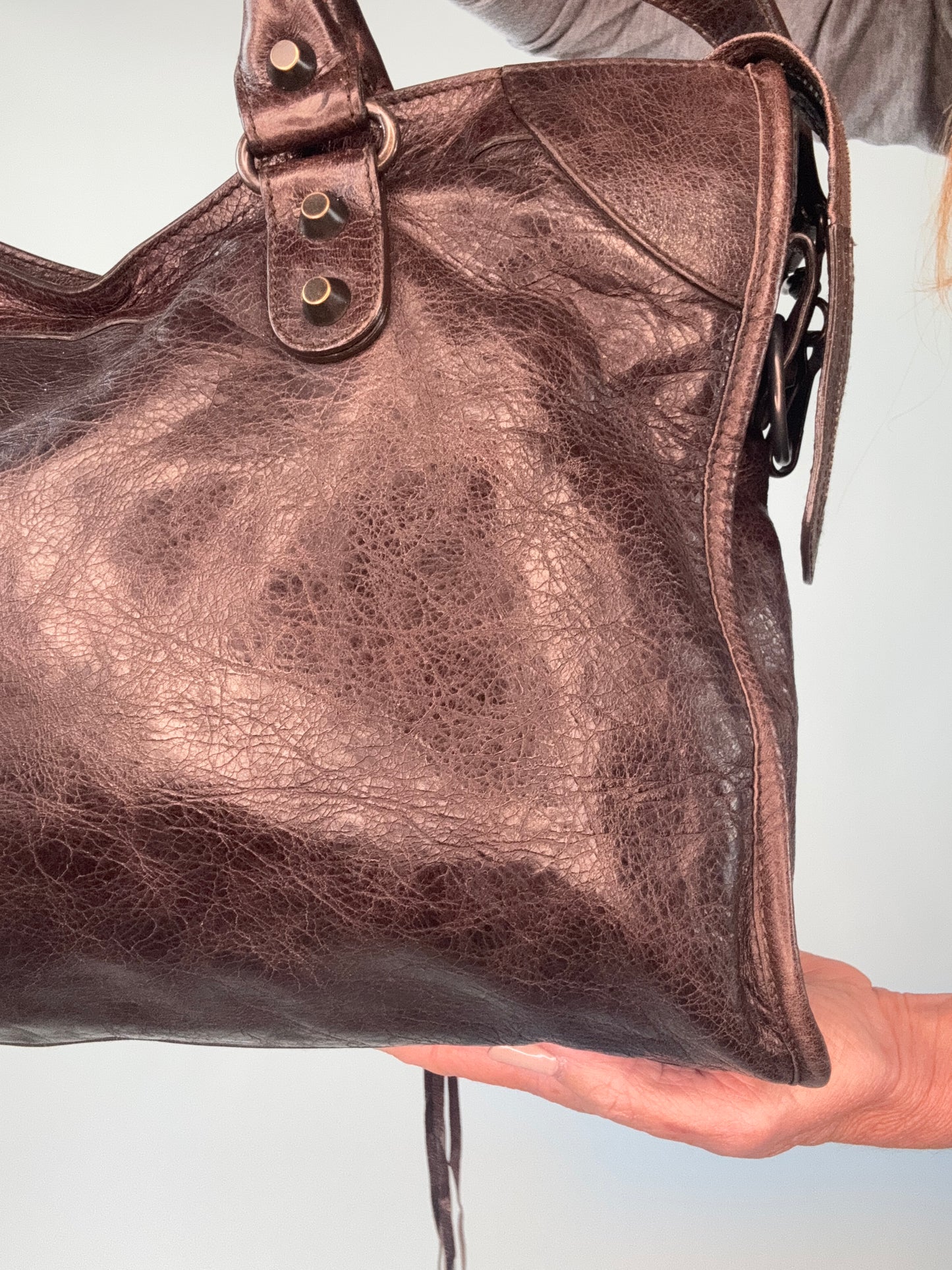 Balenciaga  Le City Bag Brown
