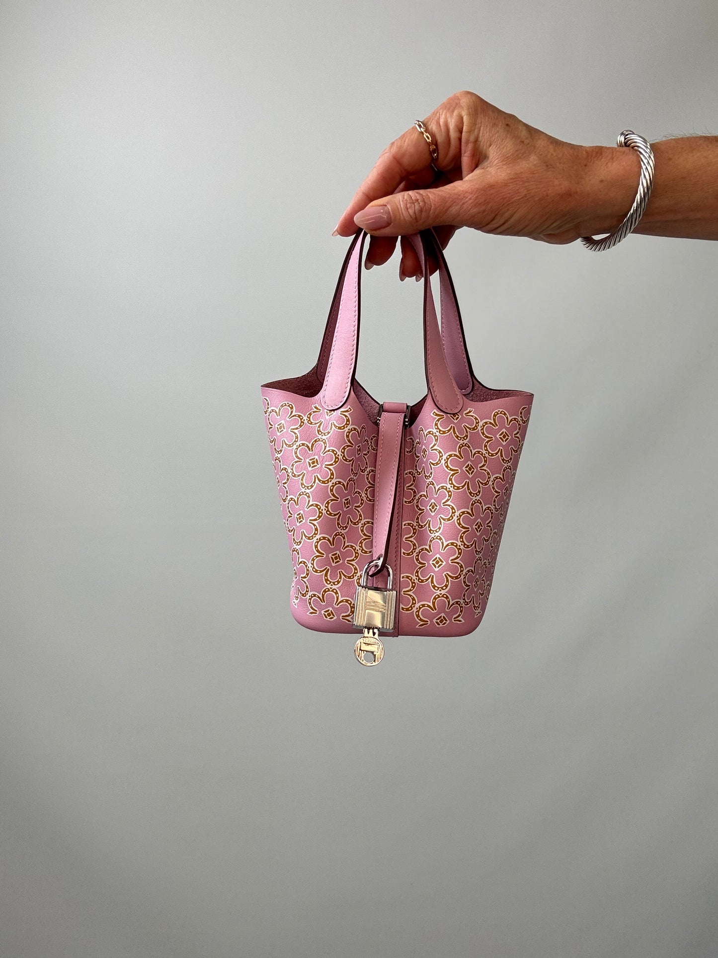 Hermès Swift Lucky Daisy Micro Picotin