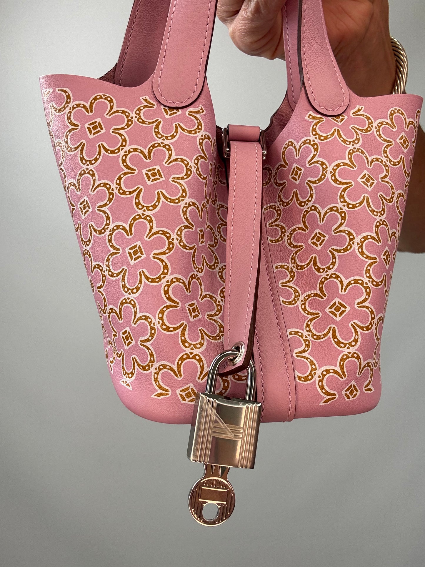 Hermès Swift Lucky Daisy Micro Picotin