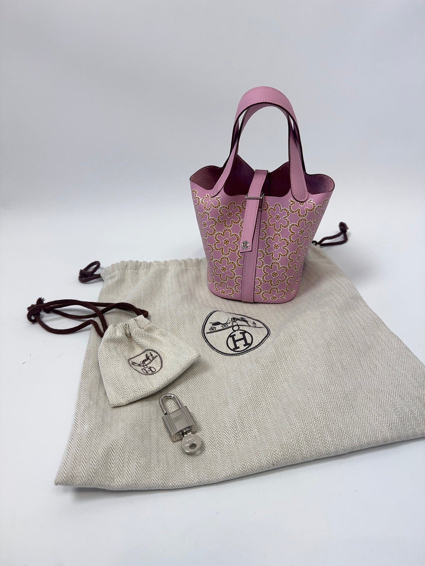 Hermès Swift Lucky Daisy Micro Picotin