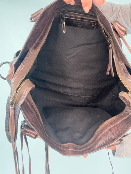 Balenciaga  Le City Bag Brown
