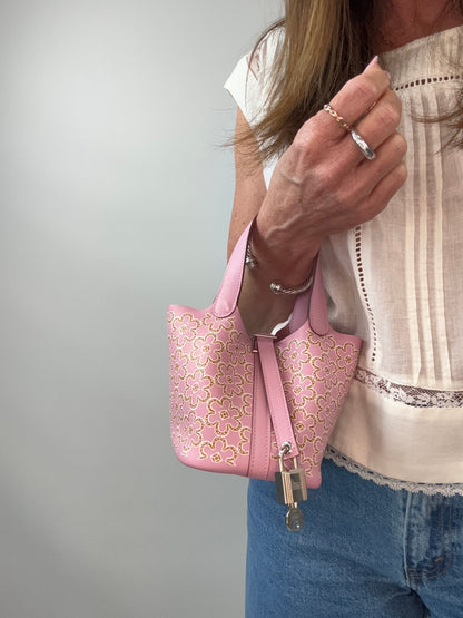 Hermès Swift Lucky Daisy Micro Picotin