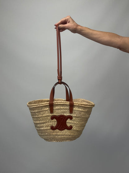 Celine Teen Palm Basket Bag