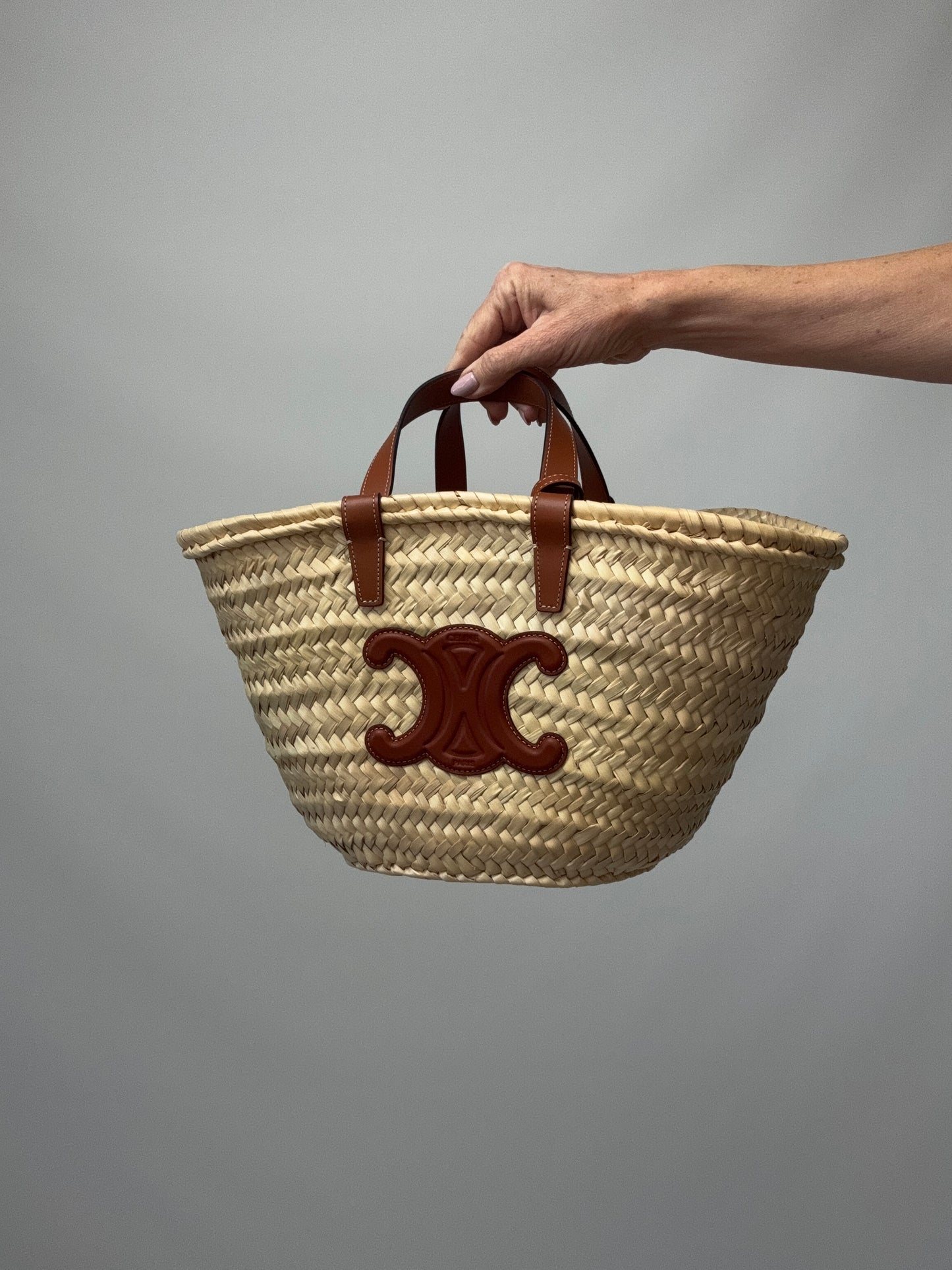 Celine Teen Palm Basket Bag