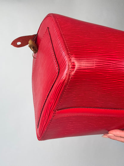 Louis Vuitton Vintage Epi Red Speedy 30