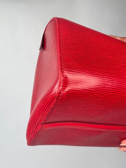Louis Vuitton Vintage Epi Red Speedy 30