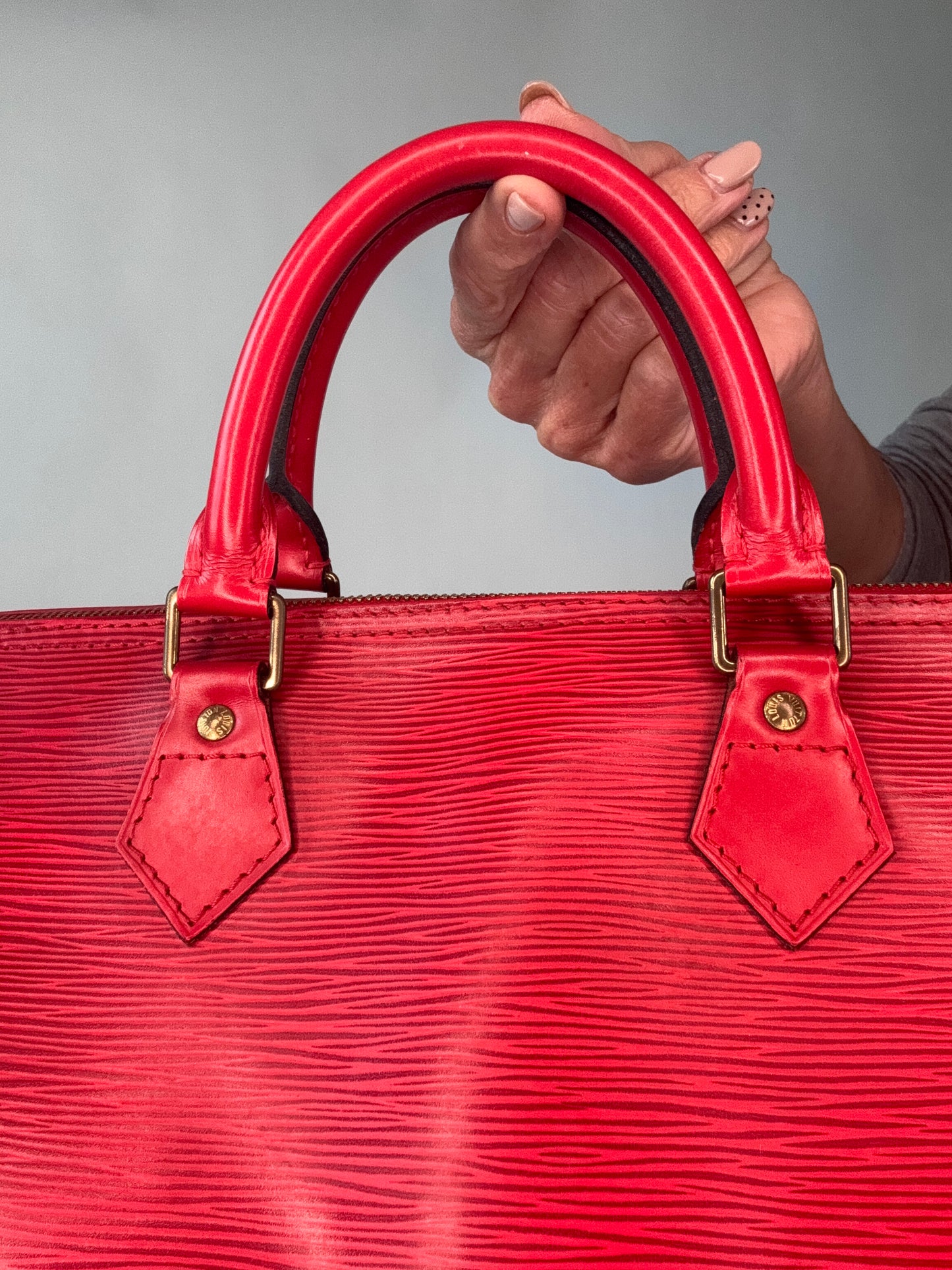 Louis Vuitton Vintage Epi Red Speedy 30