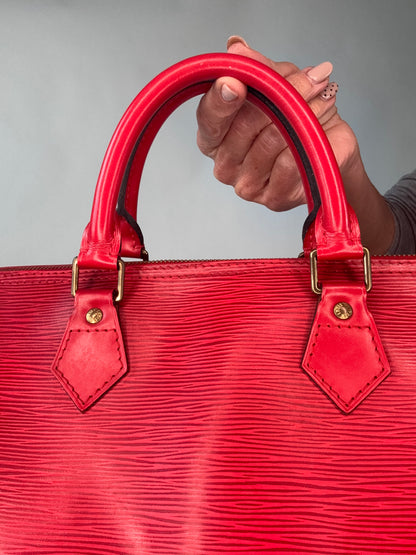 Louis Vuitton Vintage Epi Red Speedy 30