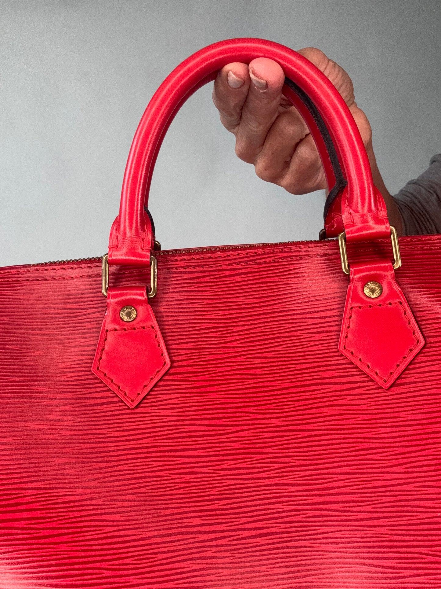 Louis Vuitton Vintage Epi Red Speedy 30