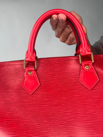 Louis Vuitton Vintage Epi Red Speedy 30