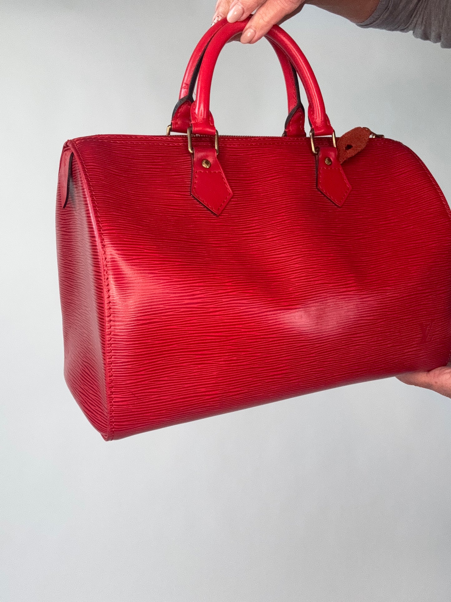 Louis Vuitton Vintage Epi Red Speedy 30