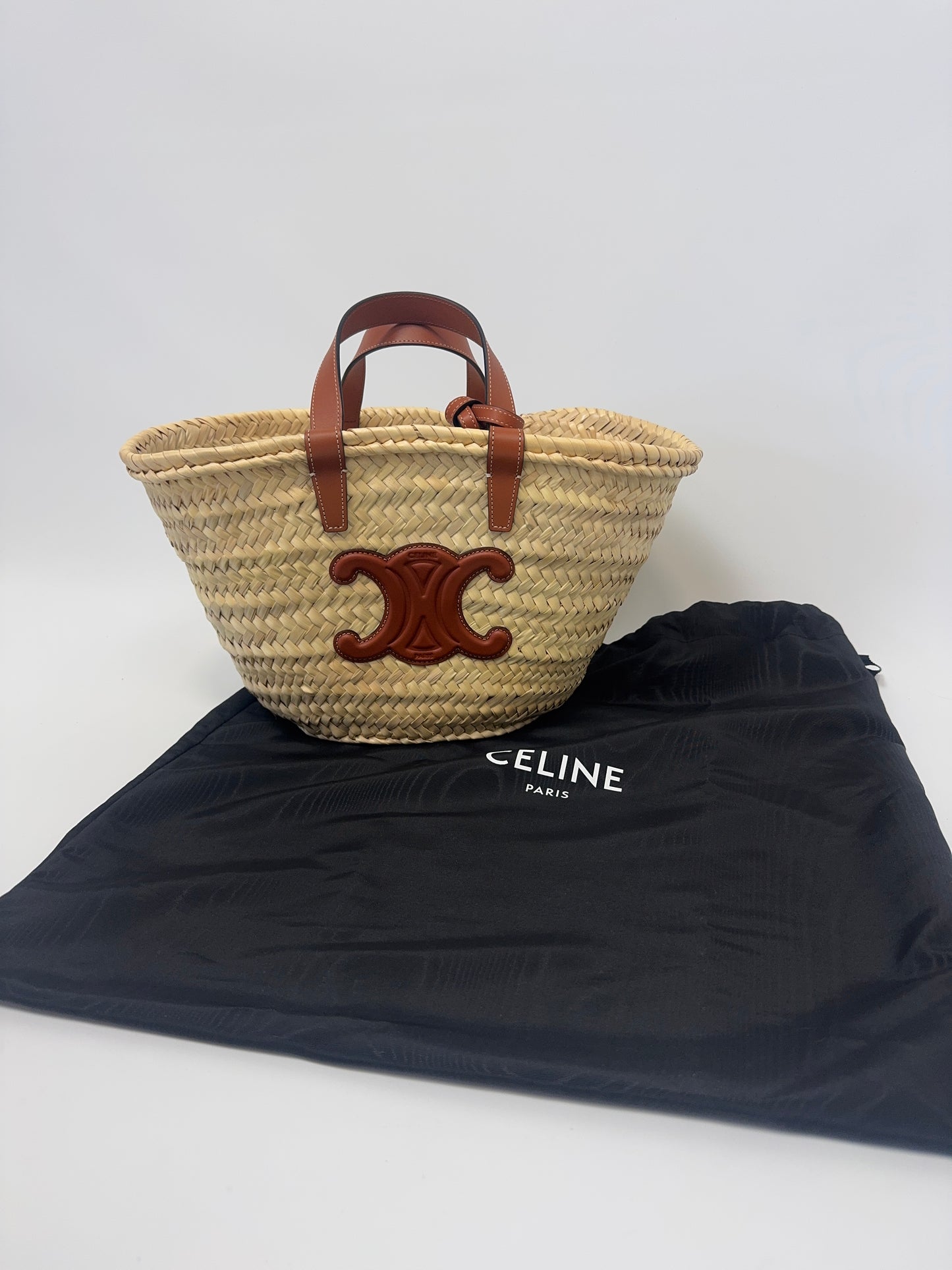 Celine Teen Palm Basket Bag