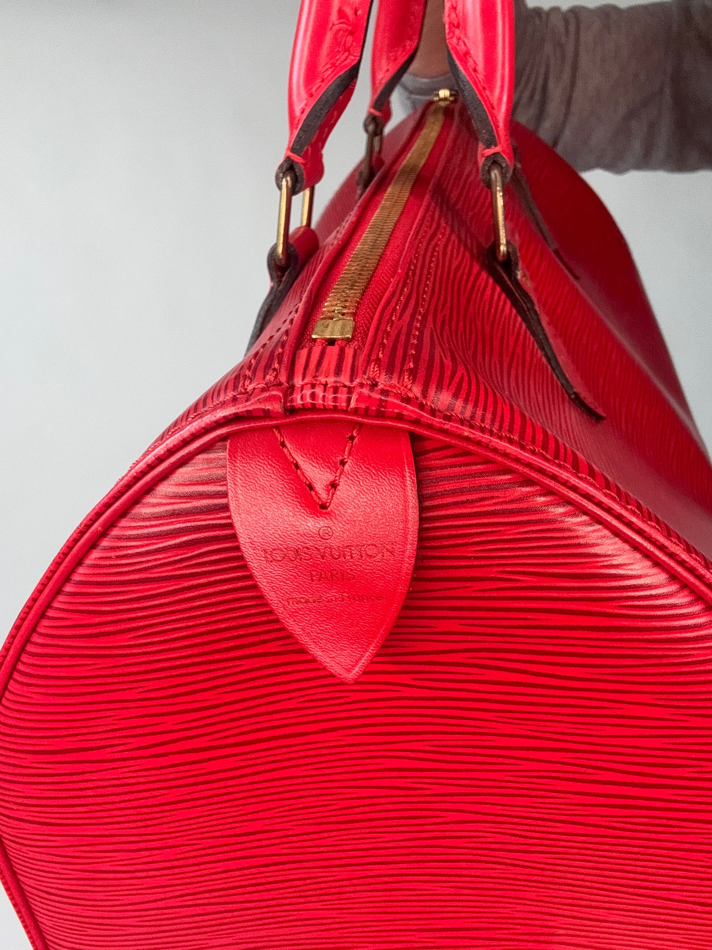 Louis Vuitton Vintage Epi Red Speedy 30