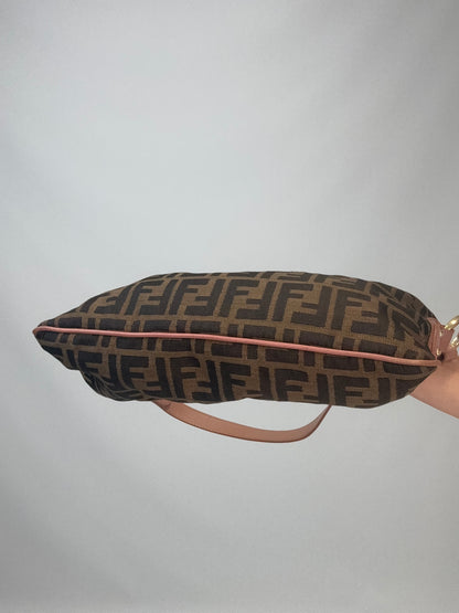 Fendi Zucca Hobo Shoulder Bag