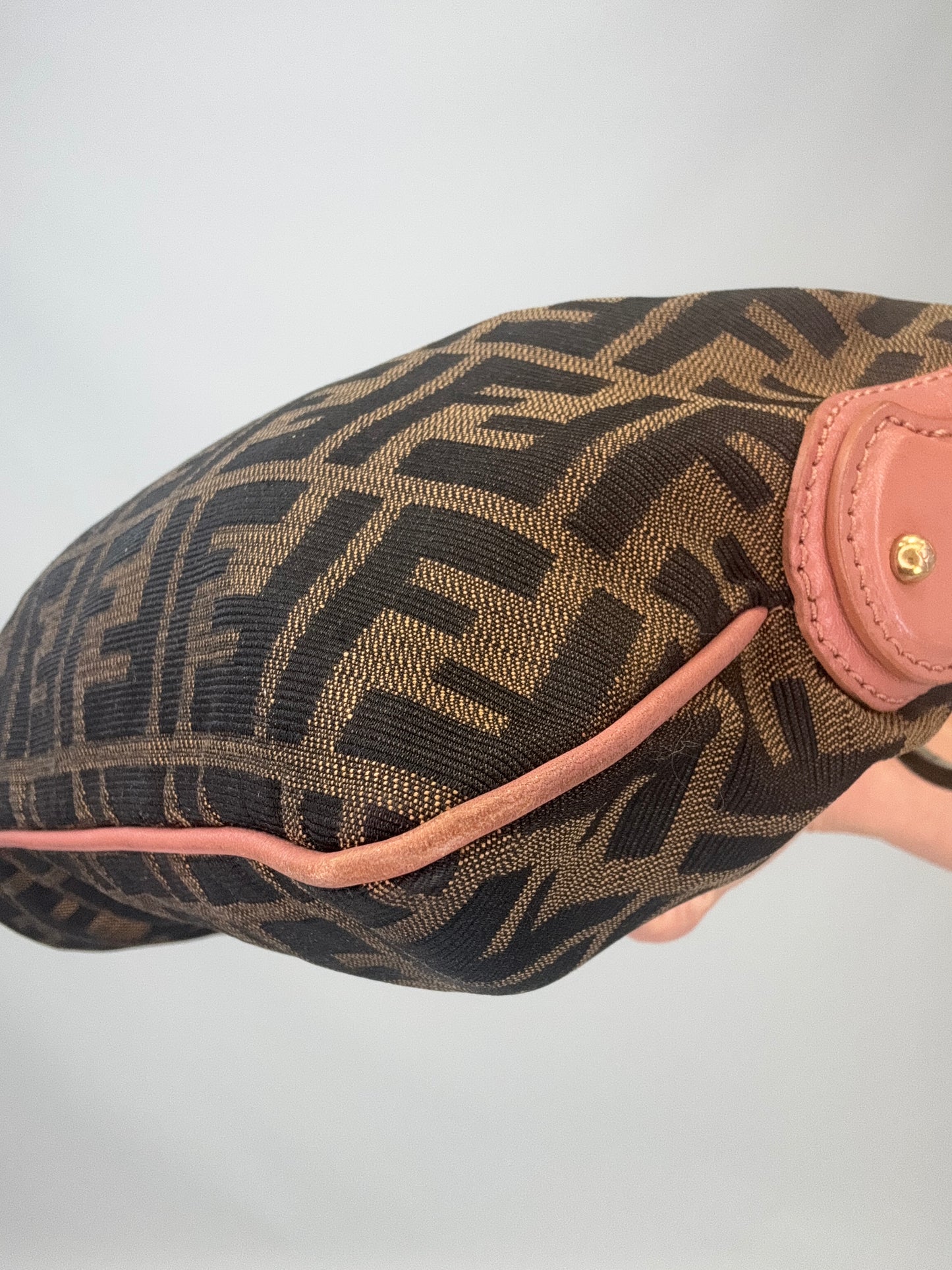 Fendi Zucca Hobo Shoulder Bag