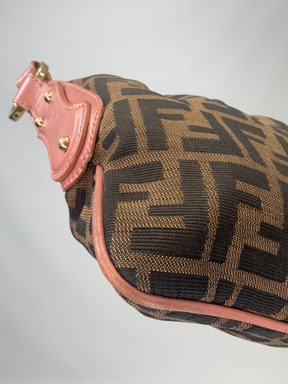 Fendi Zucca Hobo Shoulder Bag