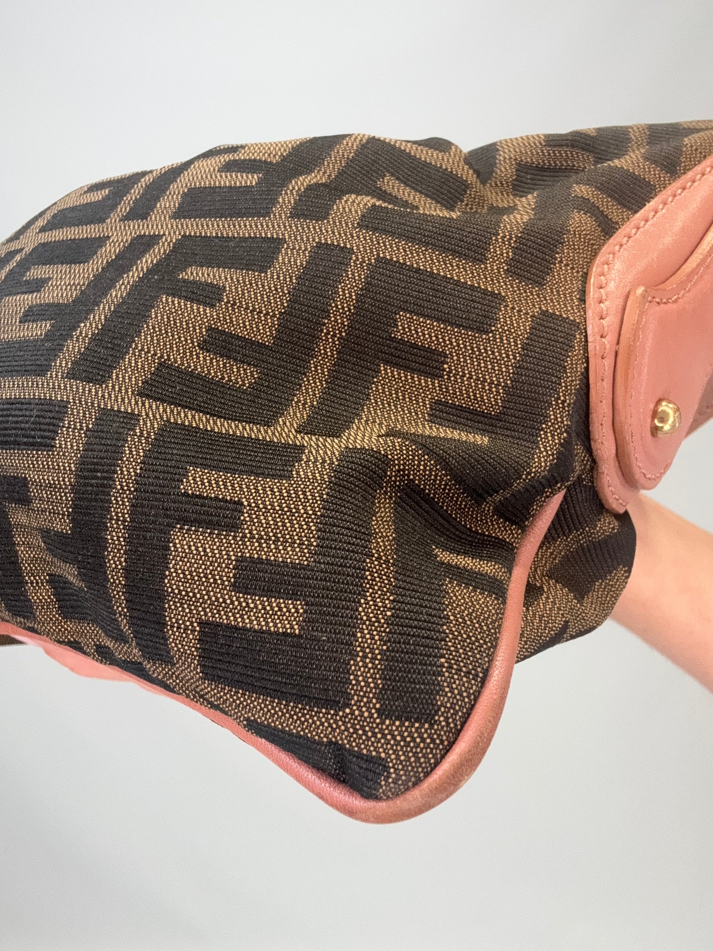 Fendi Zucca Hobo Shoulder Bag