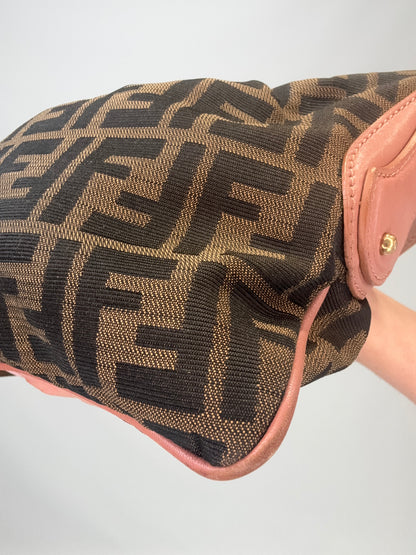 Fendi Zucca Hobo Shoulder Bag
