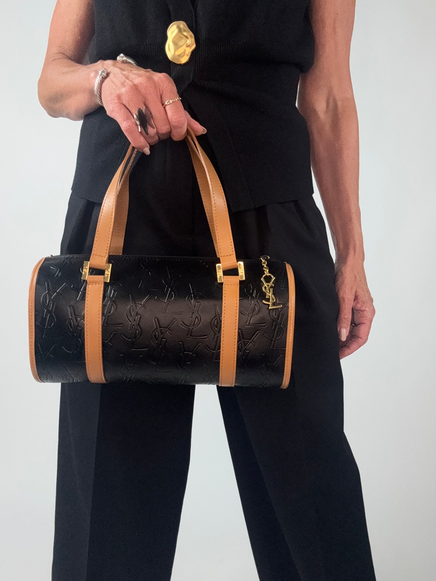 Saint Laurent Vintage Rare  Boston Bag