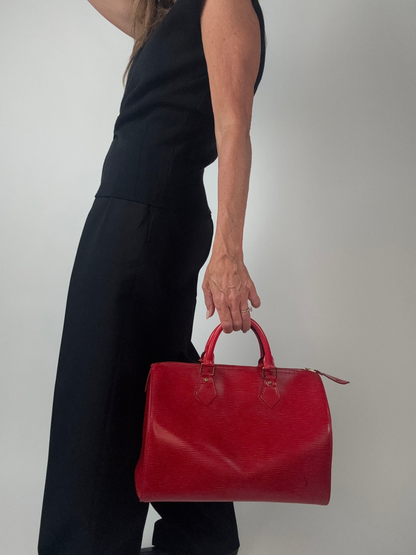 Louis Vuitton Vintage Epi Red Speedy 30